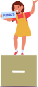 پیش‌نمایش فایل cute-smiling-child-holding-a-minus-sign-10674097 از پک بچه‌ها / کودکانه