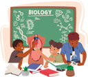 پیش‌نمایش فایل enthusiastic-kids-engage-in-hands-on-learning-10673969 از پک آموزش و پرورش