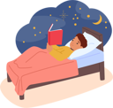 پیش‌نمایش فایل child-immersed-in-bedtime-tale-10756893 از پک بچه‌ها / کودکانه