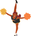 پیش‌نمایش فایل energetic-black-cheerleader-girl-balancing-on-one-leg-10940544 از پک رقصندگان