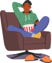 پیش‌نمایش فایل man-enjoying-movie-with-popcorn-at-home-10940588 از پک روتین زیبایی