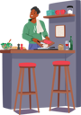 پیش‌نمایش فایل man-prepares-dinner-in-kitchen-10940587 از پک روتین زیبایی