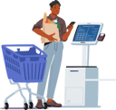 پیش‌نمایش فایل man-scans-groceries-at-self-service-terminal-10940585 از پک روتین زیبایی