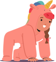 پیش‌نمایش فایل child-joyfully-wearinf-unicorn-themed-kigurumi-pajama-10940655 از پک بچه‌ها / کودکانه