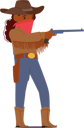 پیش‌نمایش فایل petite-outlaw-girl-with-six-shooter-gun-10940634 از پک بچه‌ها / کودکانه