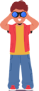 پیش‌نمایش فایل curious-boy-character-peers-through-binoculars-11047601 از پک بچه‌ها / کودکانه