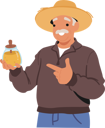 پیش‌نمایش فایل old-man-is-holding-honey-jar-11167512 از پک کشاورزان