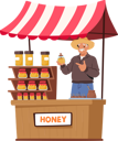 پیش‌نمایش فایل old-man-sells-honey-on-streets-11167533 از پک کشاورزان