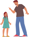 پیش‌نمایش فایل angry-father-shouts-at-his-daughter-11167439 از پک بچه‌ها / کودکانه
