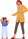 پیش‌نمایش فایل angry-mother-is-shouting-at-her-daughter-11167444 از پک بچه‌ها / کودکانه