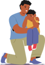 پیش‌نمایش فایل father-consoles-his-crying-son-11167449 از پک بچه‌ها / کودکانه