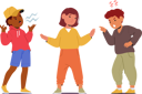 پیش‌نمایش فایل friends-are-screaming-at-each-other-11167459 از پک بچه‌ها / کودکانه