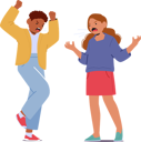 پیش‌نمایش فایل furious-children-are-shouting-at-each-other-11167440 از پک بچه‌ها / کودکانه
