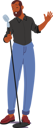 پیش‌نمایش فایل man-is-a-singer-11167387 از پک افراد هنر
