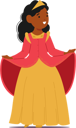 پیش‌نمایش فایل black-child-in-queen-dress-11272382 از پک بچه‌ها / کودکانه