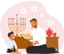 پیش‌نمایش فایل jewish-and-boy-diligently-engage-in-torah-study-11272392 از پک بچه‌ها / کودکانه