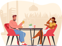 پیش‌نمایش فایل couple-at-cafe-having-drinks-4538801 از پک غذا و نوشیدنی