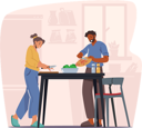 پیش‌نمایش فایل couple-cooking-meal-at-home-4538768 از پک غذا و نوشیدنی