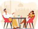 پیش‌نمایش فایل couple-drinking-coffee-at-cafe-4538803 از پک غذا و نوشیدنی