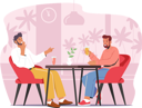 پیش‌نمایش فایل friends-meeting-at-a-cafe-4538804 از پک غذا و نوشیدنی