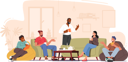 پیش‌نمایش فایل group-of-friends-gathered-for-a-lunch-4538781 از پک غذا و نوشیدنی