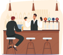 پیش‌نمایش فایل man-having-beer-at-at-bar-while-sitting-on-chair-4538779 از پک غذا و نوشیدنی