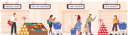 پیش‌نمایش فایل people-wearing-mask-shopping-at-supermarket-buying-products-4538771 از پک غذا و نوشیدنی