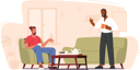 پیش‌نمایش فایل two-male-friends-having-coffee-and-conversation-4538785 از پک غذا و نوشیدنی