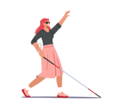 پیش‌نمایش فایل blind-woman-with-cane-and-sunglasses-walking-along-street-4538869 از پک سلامت و پزشکی
