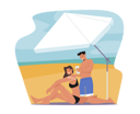 پیش‌نمایش فایل couple-use-sun-protection-cream-on-beach-4538894 از پک سلامت و پزشکی