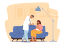 پیش‌نمایش فایل family-doctor-visit-baby-for-checkup-at-home-4538889 از پک سلامت و پزشکی
