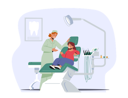پیش‌نمایش فایل little-girl-at-dentist-office-4538885 از پک سلامت و پزشکی