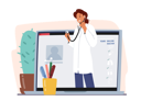 پیش‌نمایش فایل online-doctor-4538862 از پک سلامت و پزشکی