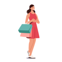 پیش‌نمایش فایل beautiful-girl-with-shopping-bags-4538562 از پک زیبایی و مد