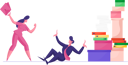 پیش‌نمایش فایل argument-with-businessman-4587772 از پک رقابت کسب‌وکار