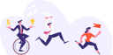 پیش‌نمایش فایل business-people-walking-towards-success-4587802 از پک رقابت کسب‌وکار