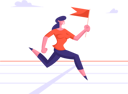 پیش‌نمایش فایل businesswoman-running-to-win-race-4587779 از پک رقابت کسب‌وکار