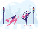 پیش‌نمایش فایل pedestrians-crossing-road-and-going-to-office-4587793 از پک رقابت کسب‌وکار