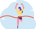 پیش‌نمایش فایل running-toward-finishing-line-4587786 از پک رقابت کسب‌وکار