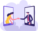 پیش‌نمایش فایل business-partners-doing-online-dealing-4588831 از پک تچنولوگیس