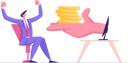 پیش‌نمایش فایل businessman-getting-profit-from-online-business-4588822 از پک تچنولوگیس