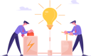 پیش‌نمایش فایل businessmen-searching-creative-idea-4588828 از پک تچنولوگیس