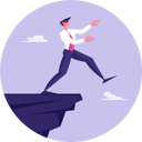 پیش‌نمایش فایل blind-businessman-falling-in-business-4589310 از پک تراوبلس کسب‌وکار