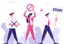 پیش‌نمایش فایل business-employees-on-a-strike-4589389 از پک تراوبلس کسب‌وکار