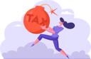 پیش‌نمایش فایل businesswoman-on-tax-repayment-date-4589314 از پک تراوبلس کسب‌وکار