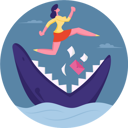 پیش‌نمایش فایل businesswoman-taking-business-risk-4589378 از پک تراوبلس کسب‌وکار