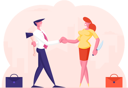 پیش‌نمایش فایل clever-businessman-shaking-hands-with-loyal-partner-4589309 از پک تراوبلس کسب‌وکار