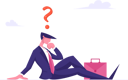 پیش‌نمایش فایل confused-employee-thinking-about-new-job-4589373 از پک تراوبلس کسب‌وکار