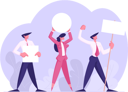 پیش‌نمایش فایل employees-on-strike-4589388 از پک تراوبلس کسب‌وکار