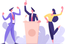 پیش‌نمایش فایل employees-protesting-and-debating-4589394 از پک تراوبلس کسب‌وکار